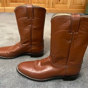 Justin Boots Tan Leather Women's Footwear